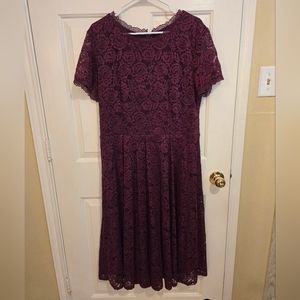 Purple Lace Dress